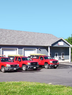 Our location in Hampden, Maine